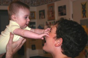 Superhero and Little Petal, Big Brother, little sister, the early years, reaching, bonding, having fun