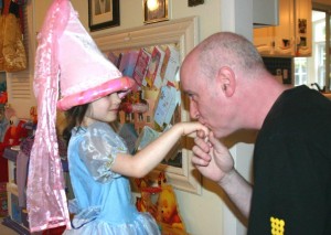 Father and daughter, father adores daughter, princess, Cinderella