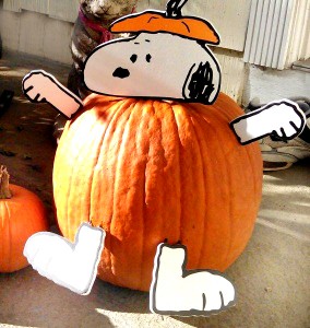 Snoopy pumpkin : The 